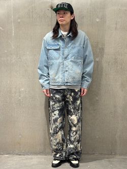 【USA製90s】老舗ポインター×HOUSE33 ダブルネーム　チョアジャケット J.S.Homestead / グランジーン デニム チョア ジャケットの