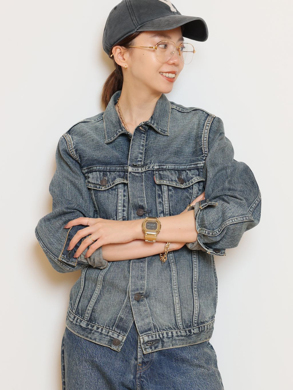 STAMMBAUM/シュタンバウム】DENIM ジャケットのコーディネートスナップ