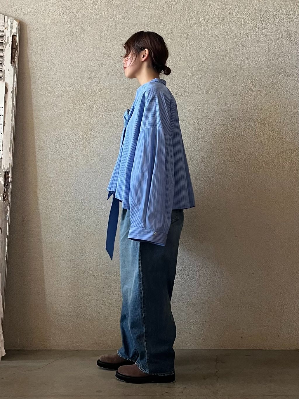 追加》13OZデニム タックラウンドパンツのコーディネートスナップ（KY