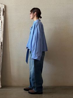 追加》13OZデニム タックラウンドパンツのコーディネートスナップ（KY