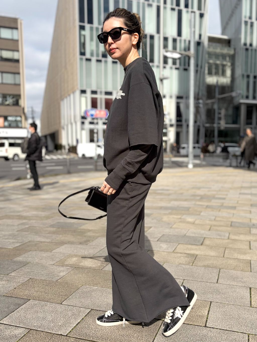 AMERICANA/アメリカーナ】 HALF SLEEVE SWEATのコーディネートスナップ