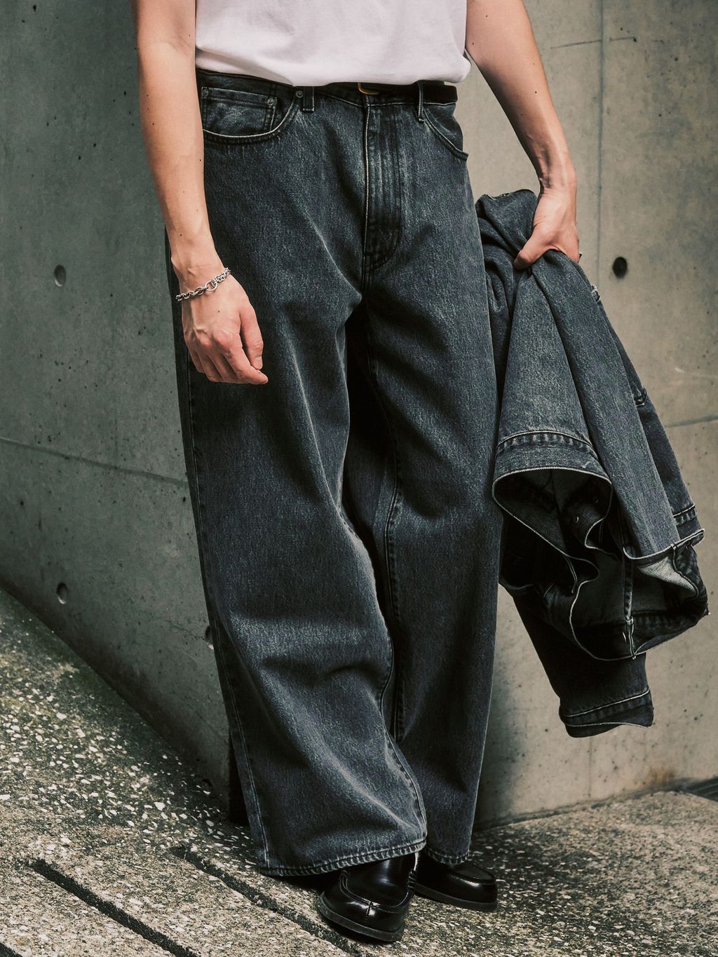 LEVI’S EDIFICE 別注バギー ジーンズ Levi's(リーバイス) 別注 Baggy Wide Leg デニムパンツ（L30）の