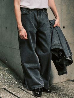 Levi's(リーバイス) 別注 Baggy Wide Leg デニムパンツ（L30）の