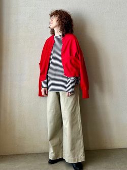 ドライワッシャー ワイドチノのコーディネートスナップ（OE）｜journal