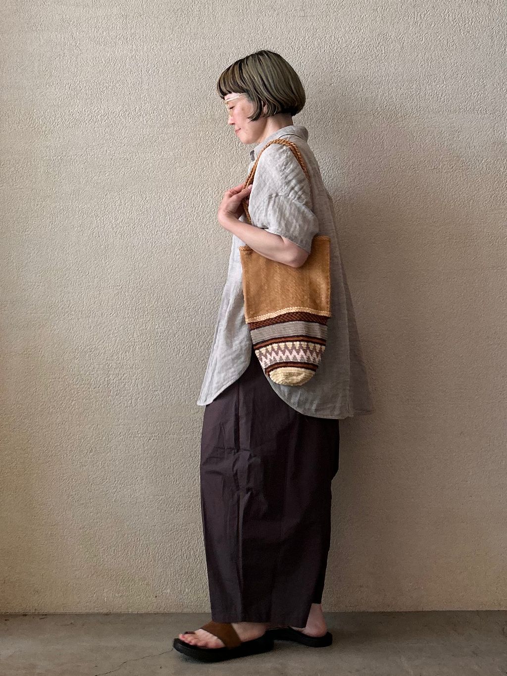 Khadi＆Co】 PANTS JAPANESE COTTONのコーディネートスナップ（E.O