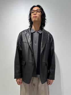 シープレザー フィールドジャケットのコーディネートスナップ（日浦