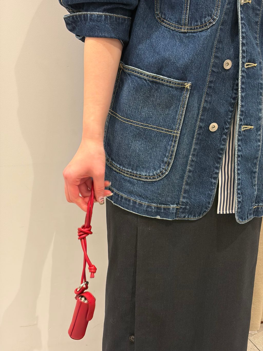 一部カラーWEB限定追加》coverall 4のコーディネートスナップ（SAKI