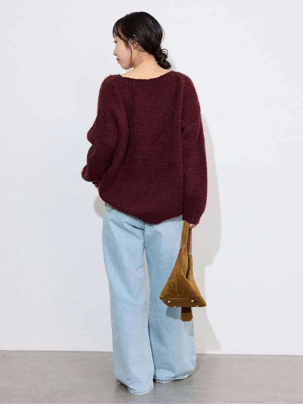 LEE/リー SLOBE別注 タックワイドデニムのコーディネートスナップ