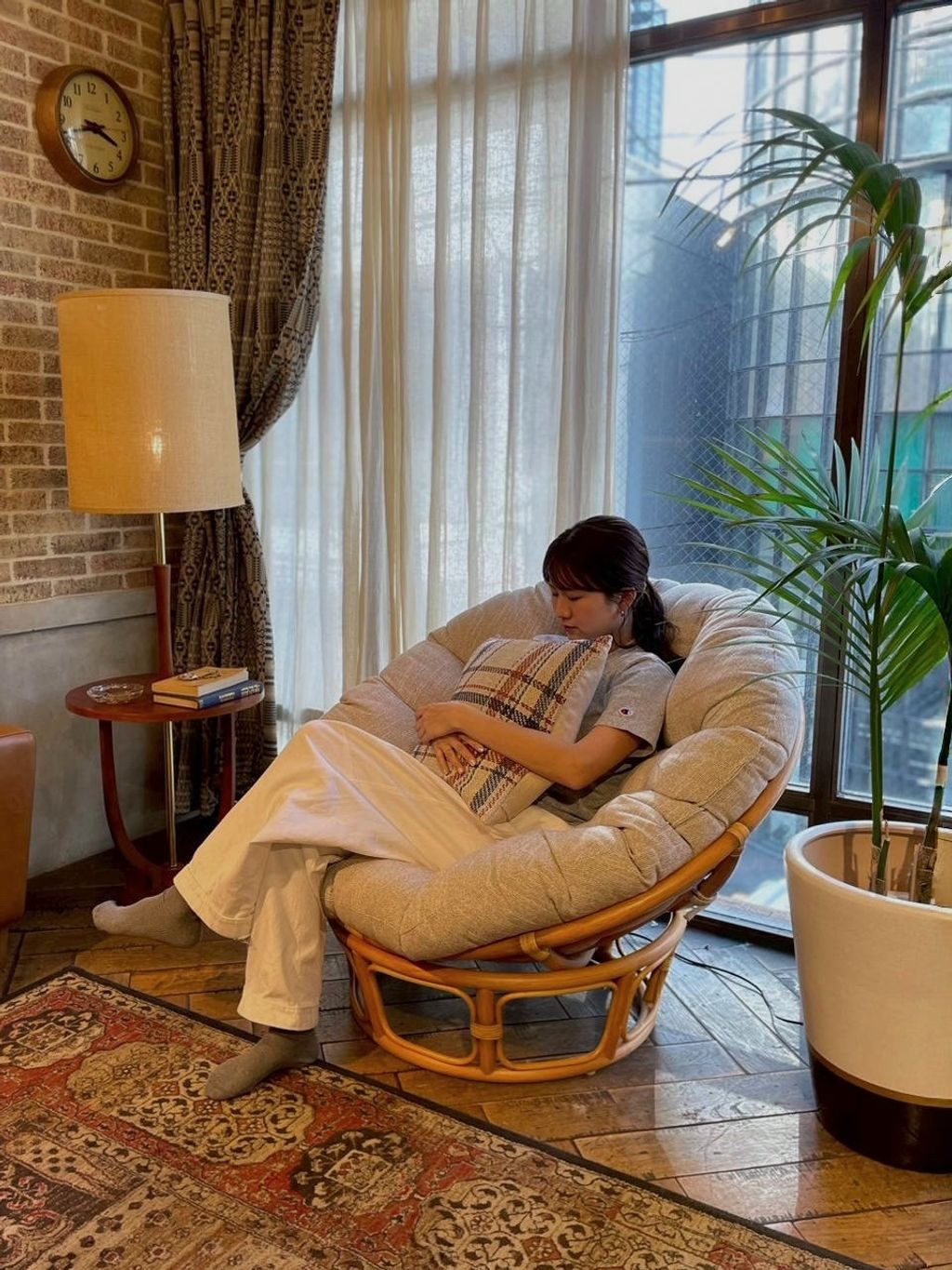 BRIGHTON CLOCK 壁掛け時計のコーディネートスナップ（amane