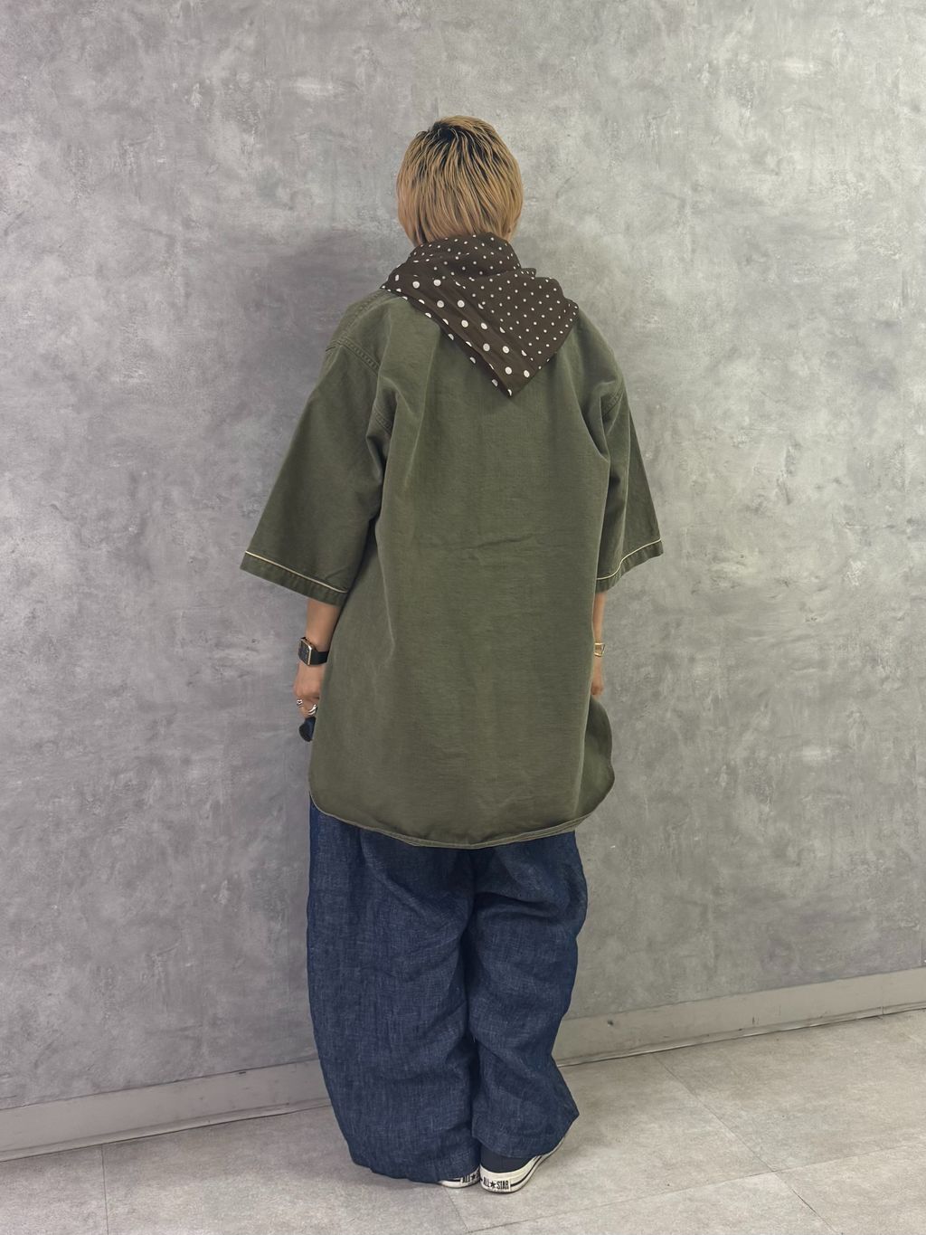 リネンデニム サロペットのコーディネートスナップ（E.M）｜journal