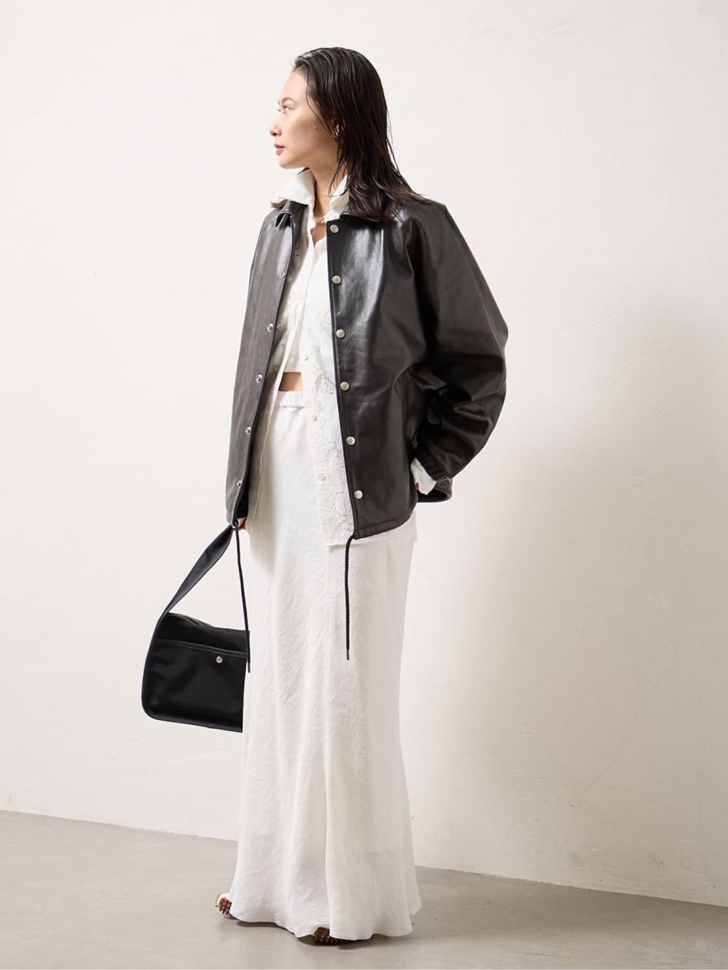 予約》別注【Schott/ショット】for JS ラムレザー コーチジャケットの