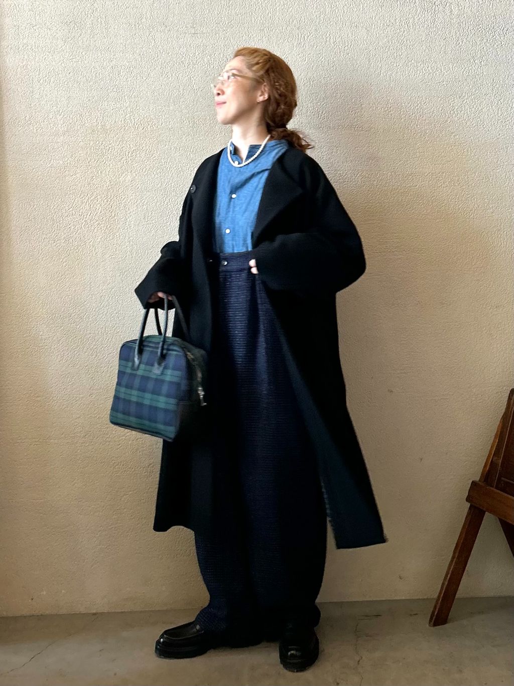 ツィード サスペンダーパンツのコーディネートスナップ（OE）｜journal