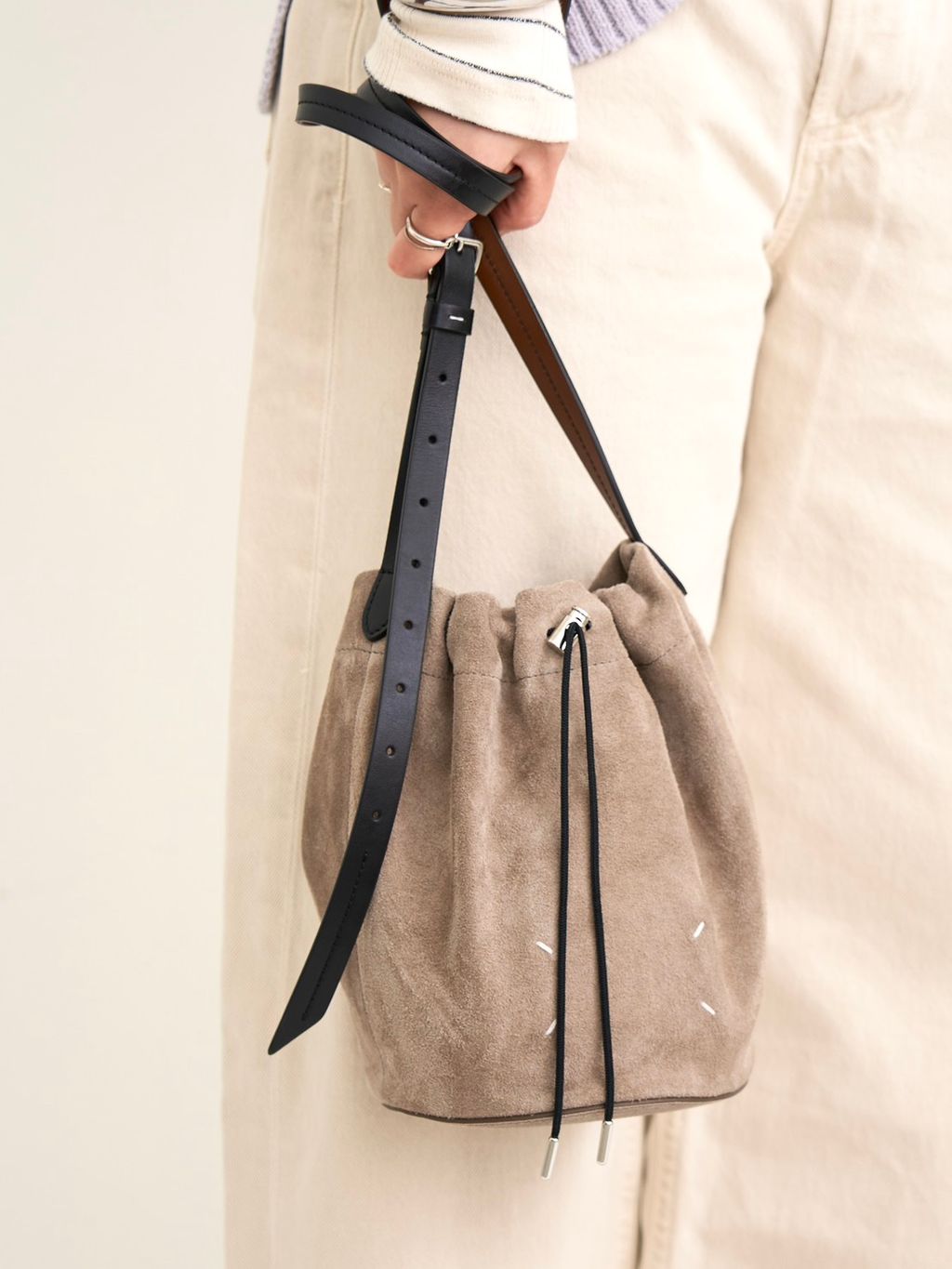トップス L'Appartement COTTON BF KNIT COTTON BF KNITのコーディネートスナップ（STAFF K）｜L'Appartement
