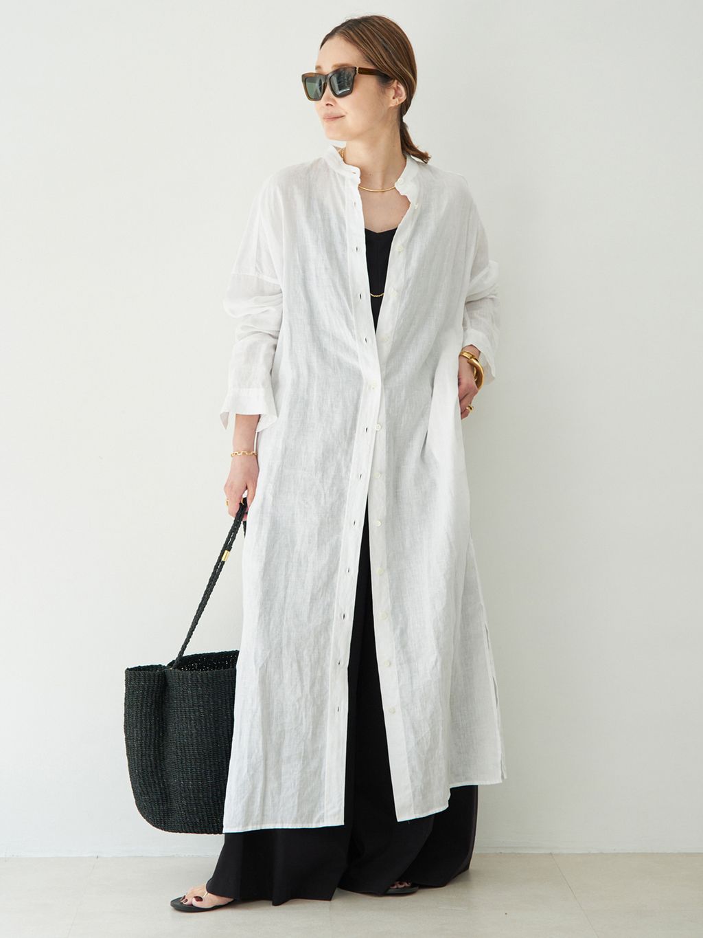 Linen ワンピースのコーディネートスナップ（MIZU）｜Deuxieme Classe