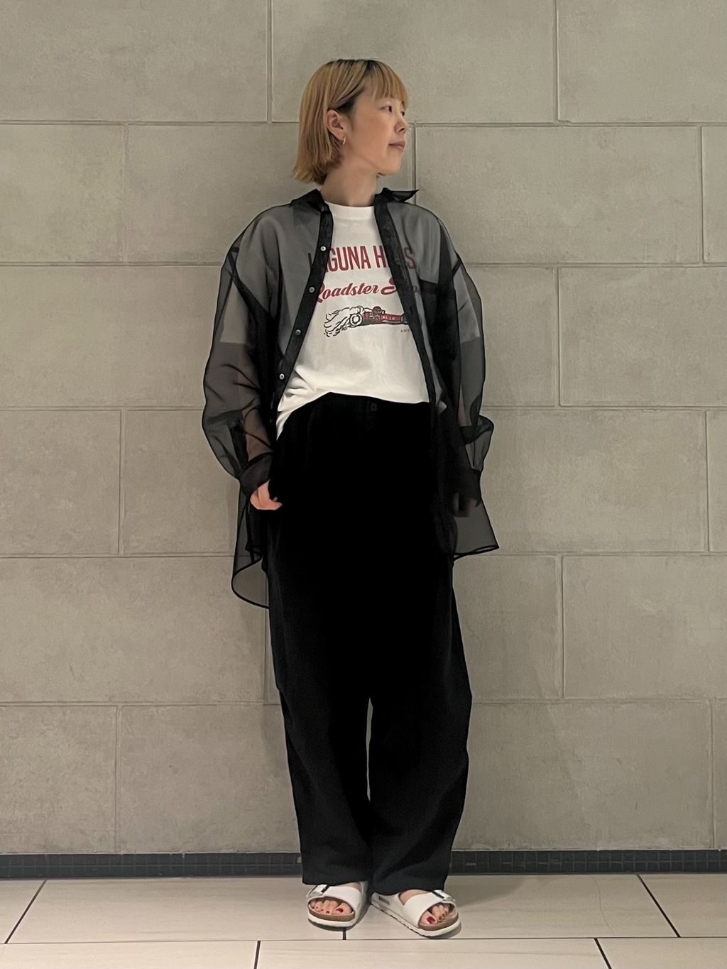 SUNDAY シアーシャツのコーディネートスナップ（K.M）｜journal