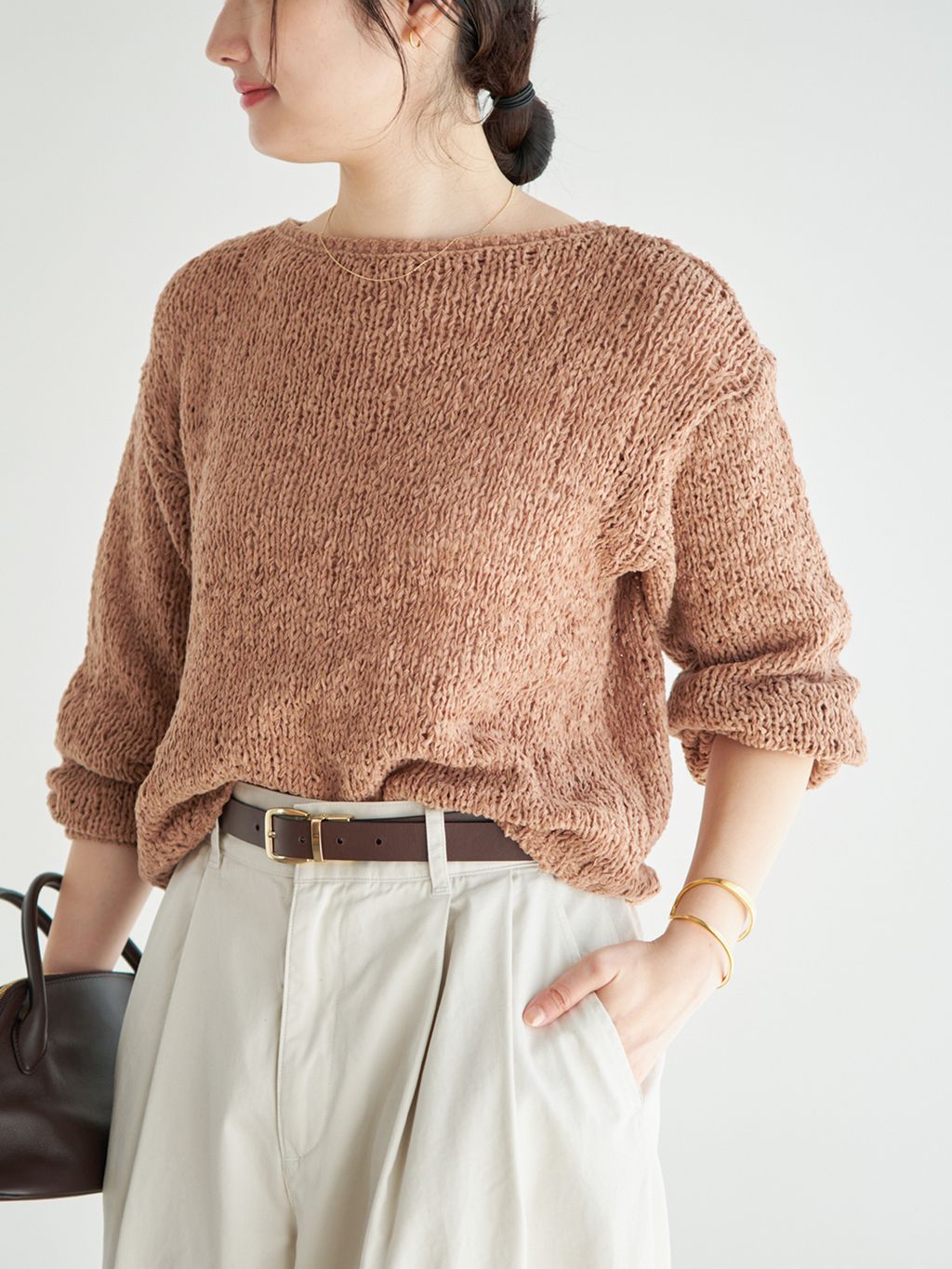 追加予約》Fringe yarn カーディガン 2のコーディネートスナップ