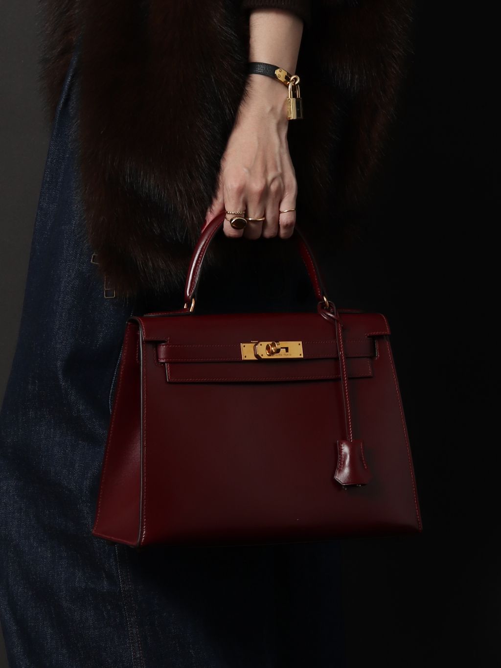 VINTAGE HERMES/エルメス】 Kelly 28のコーディネートスナップ（maki