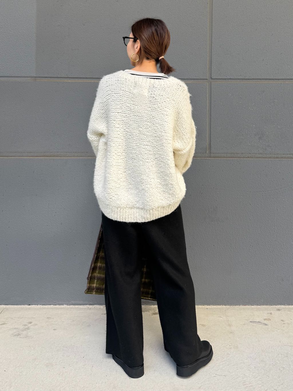 81BRANCA/ハチイチブランカ SLOBE別注 ケーブルハンドニットの