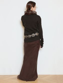 Col Pierrot/コルピエロ】MAXI スカート（BROWN）のコーディネート