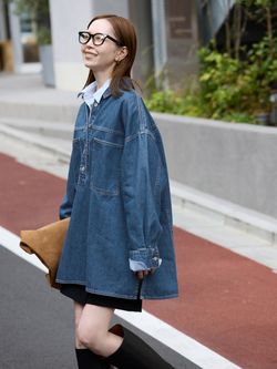 予約》LE DENIM フィールドオーバーチュニックのコーディネート