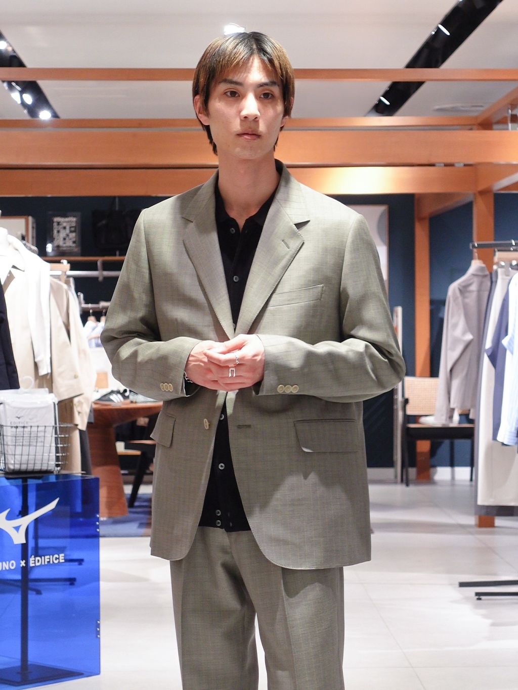 AURALEE (オーラリー) BLUEFACED WOOL JACKETのコーディネートスナップ