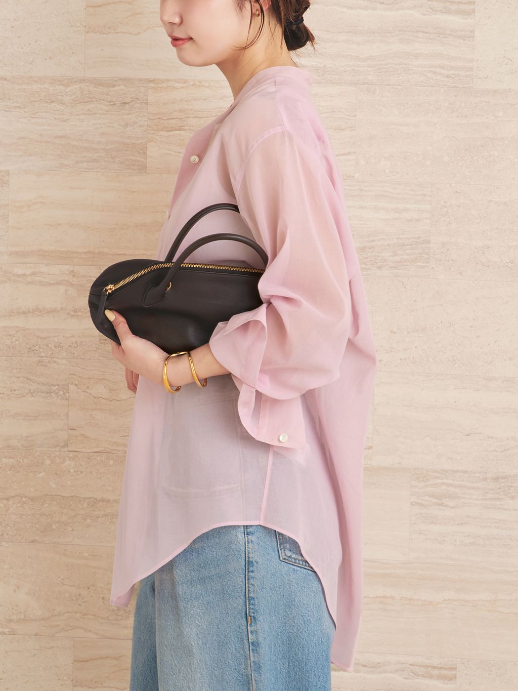 organdy sheer シャツのコーディネートスナップ（yuzuki）｜Plage