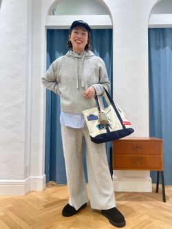 セットアップ対応可》エアリーワイドシルエットフーディーの