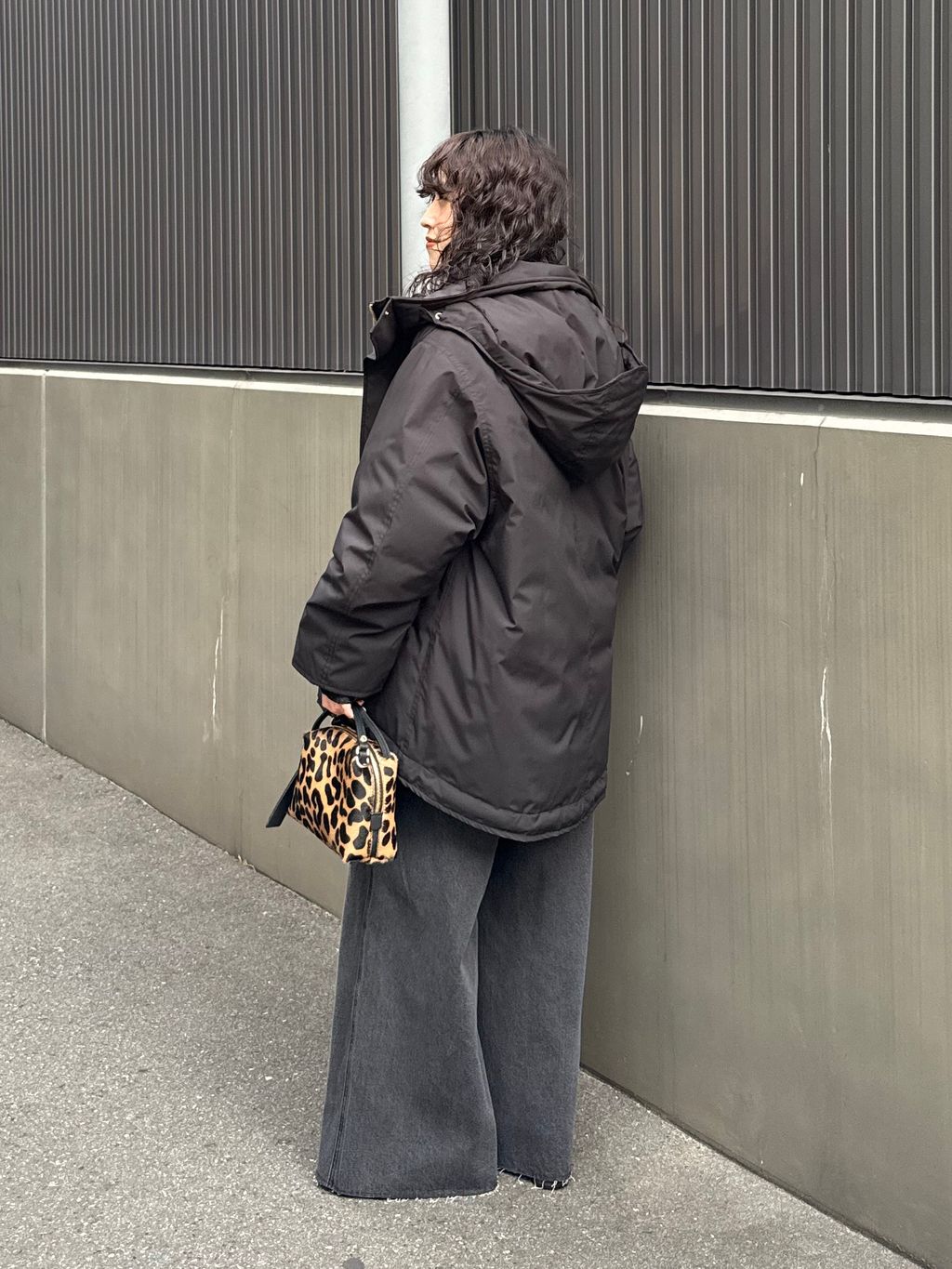 BAYCREW'S 2￼WAY撥水ダウンハーフコート ブラック サイズ36 2WAY撥水ダウンハーフコートのコーディネートスナップ（Hori）｜Spick