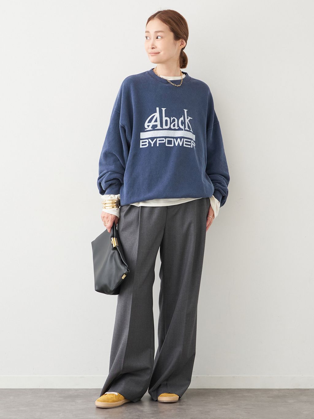 thrilling スウェット No2のコーディネートスナップ（MIZU）｜Deuxieme