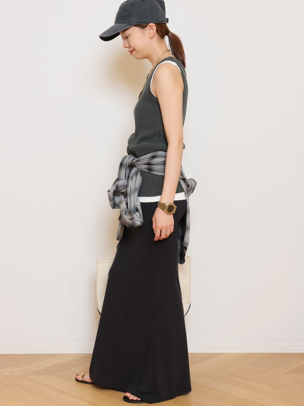 JOHNBULL/ジョンブル】ピグメントハリヌキTANKTOPのコーディネート