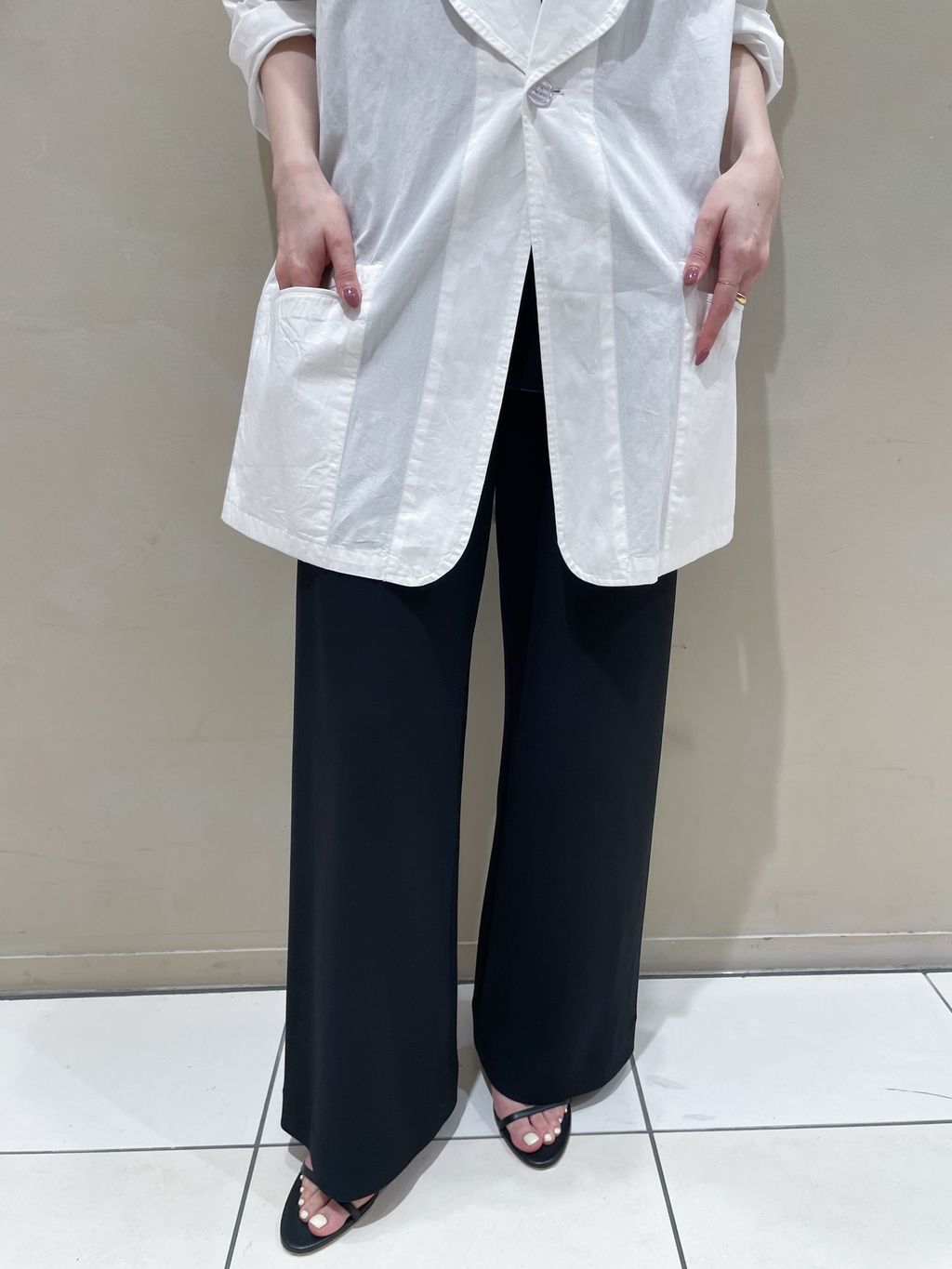 博多店・WEB限定》SEEALL / シーオール OVERSIZED SHAWL COLLAR