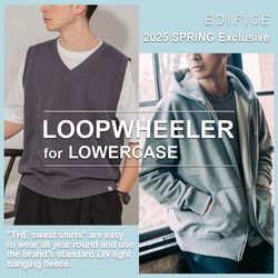LOOPWHEELER for LOWERCASE】2025S/S新作アイテムの販売スタート