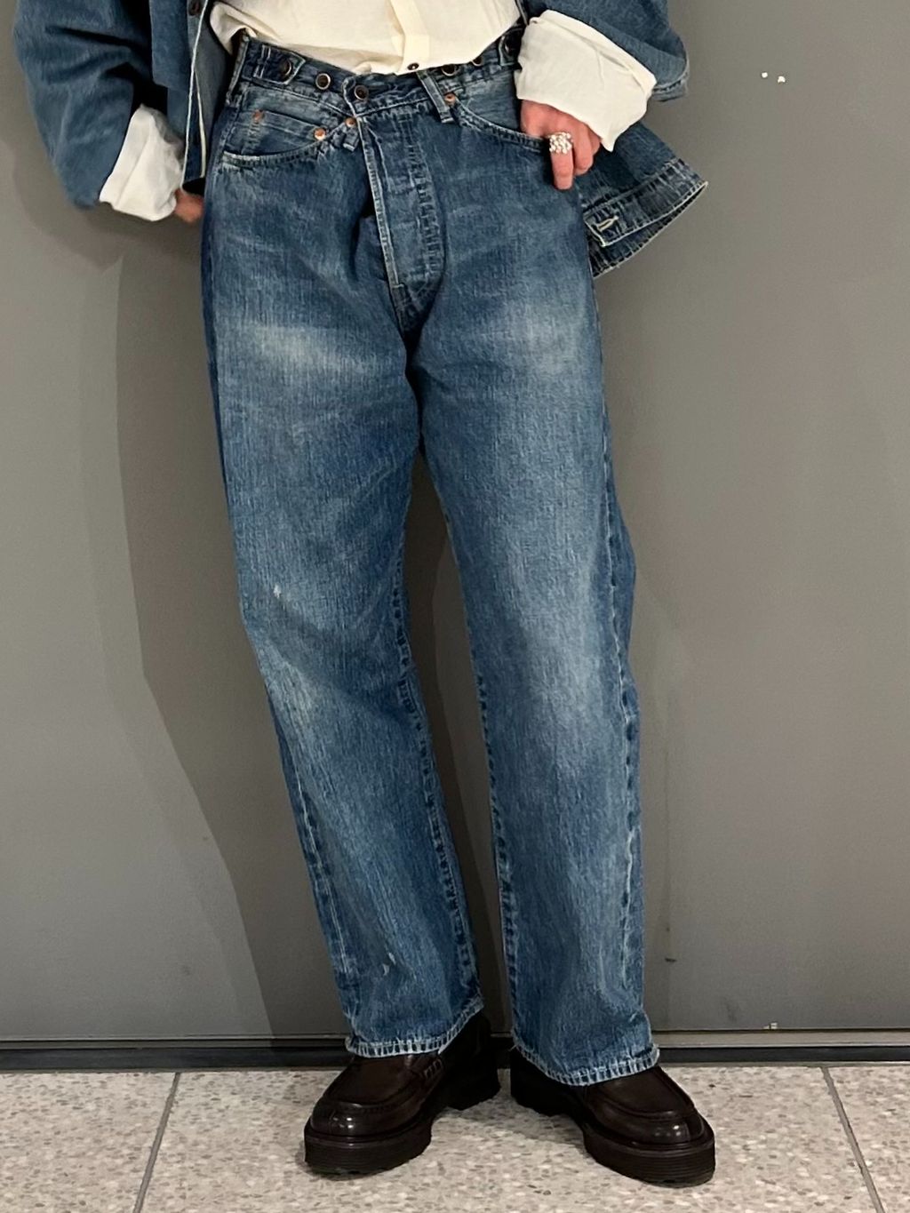 予約》【chimala】for luxe DENIM SHIRT JACKET（045）の