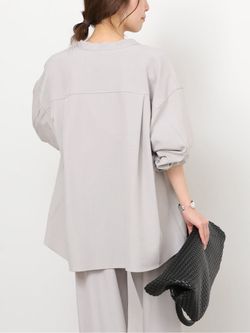一部WEB限定》［2点セット］メランジツイルセットアップの