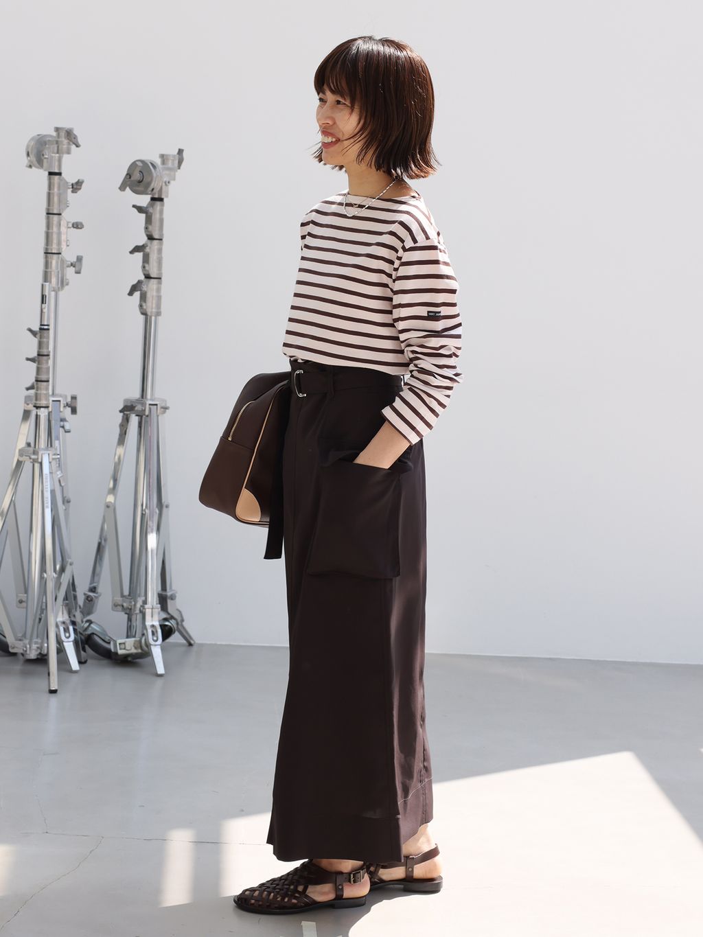 SAINT JAMES/セントジェームス MORLAIX カットソーのコーディネート