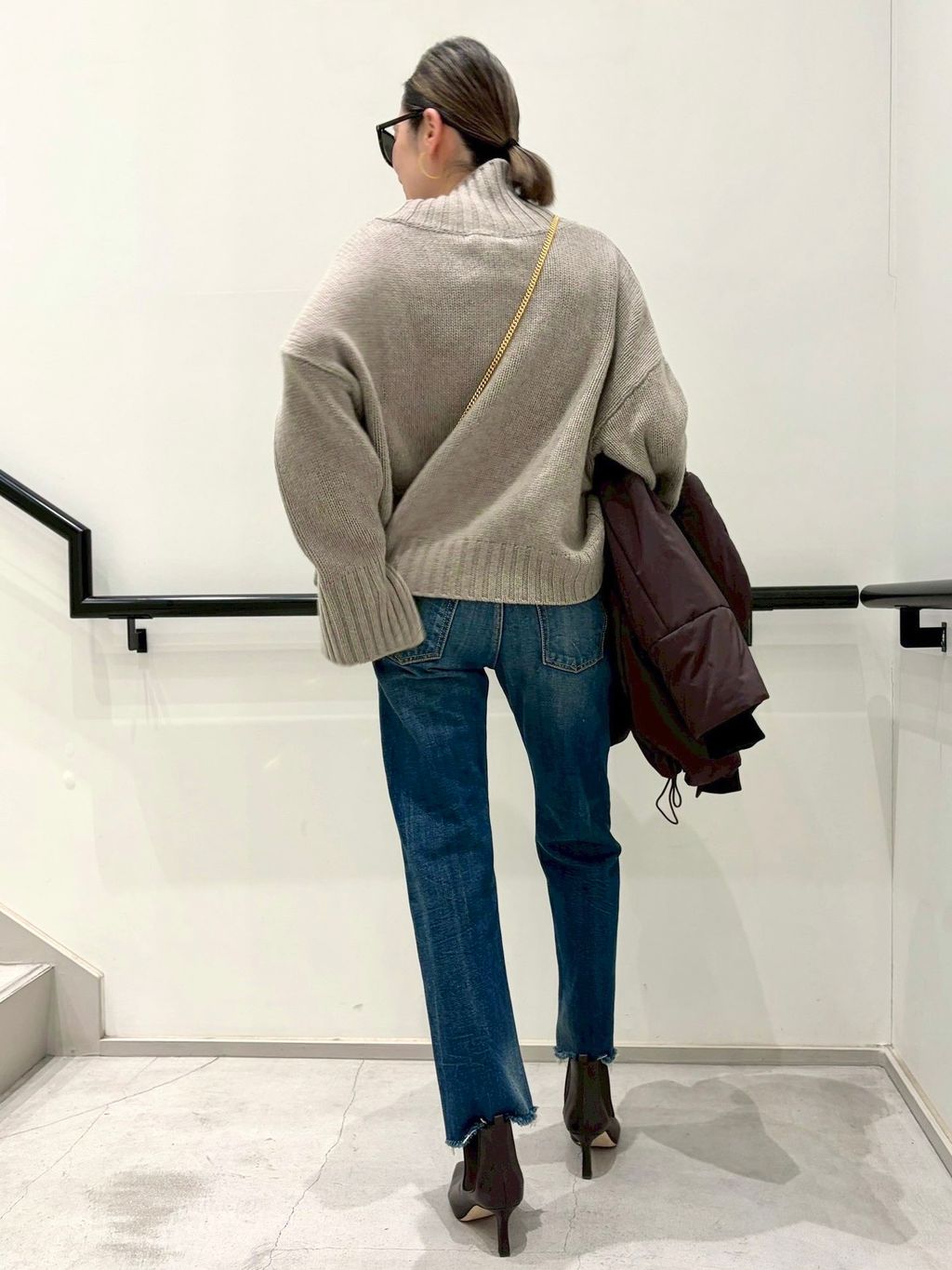 LISIERE 2way Padding Coatのコーディネートスナップ（STAFF.S）｜L