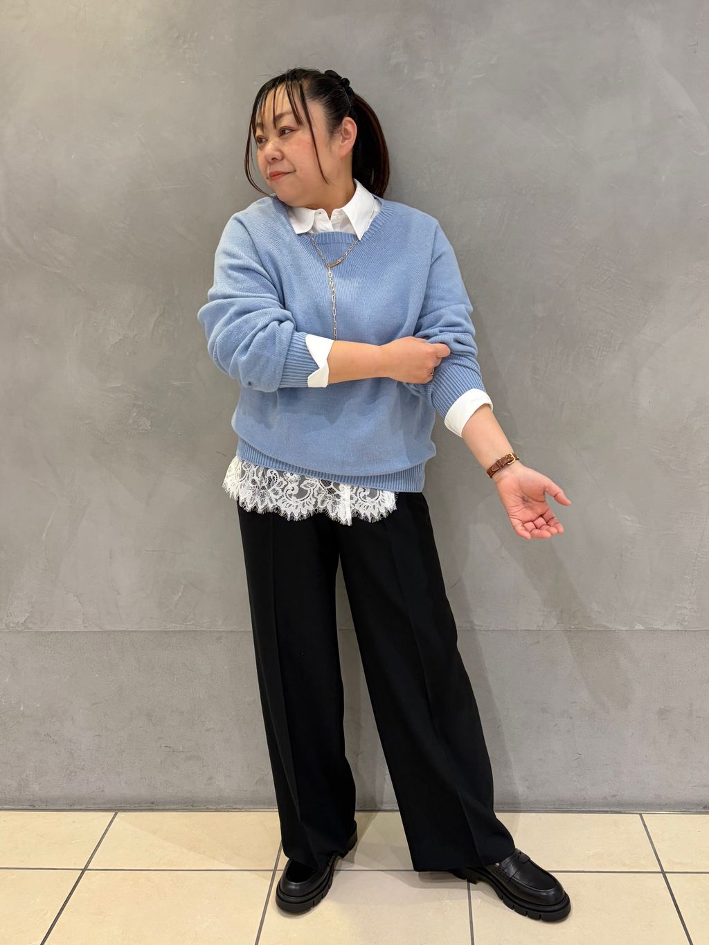 Spick and Span 26SSニュアンスコクーンバルキーニット 26SS 新作 》 ニュアンスコクーンバルキーニット（ニット／セーター