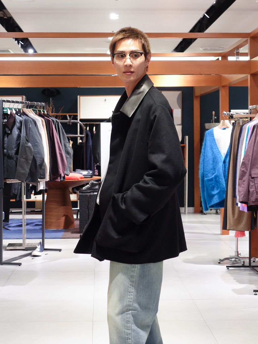 AURALEE (オーラリー) CASHMERE MELTON HAND SEWN ブルゾンの