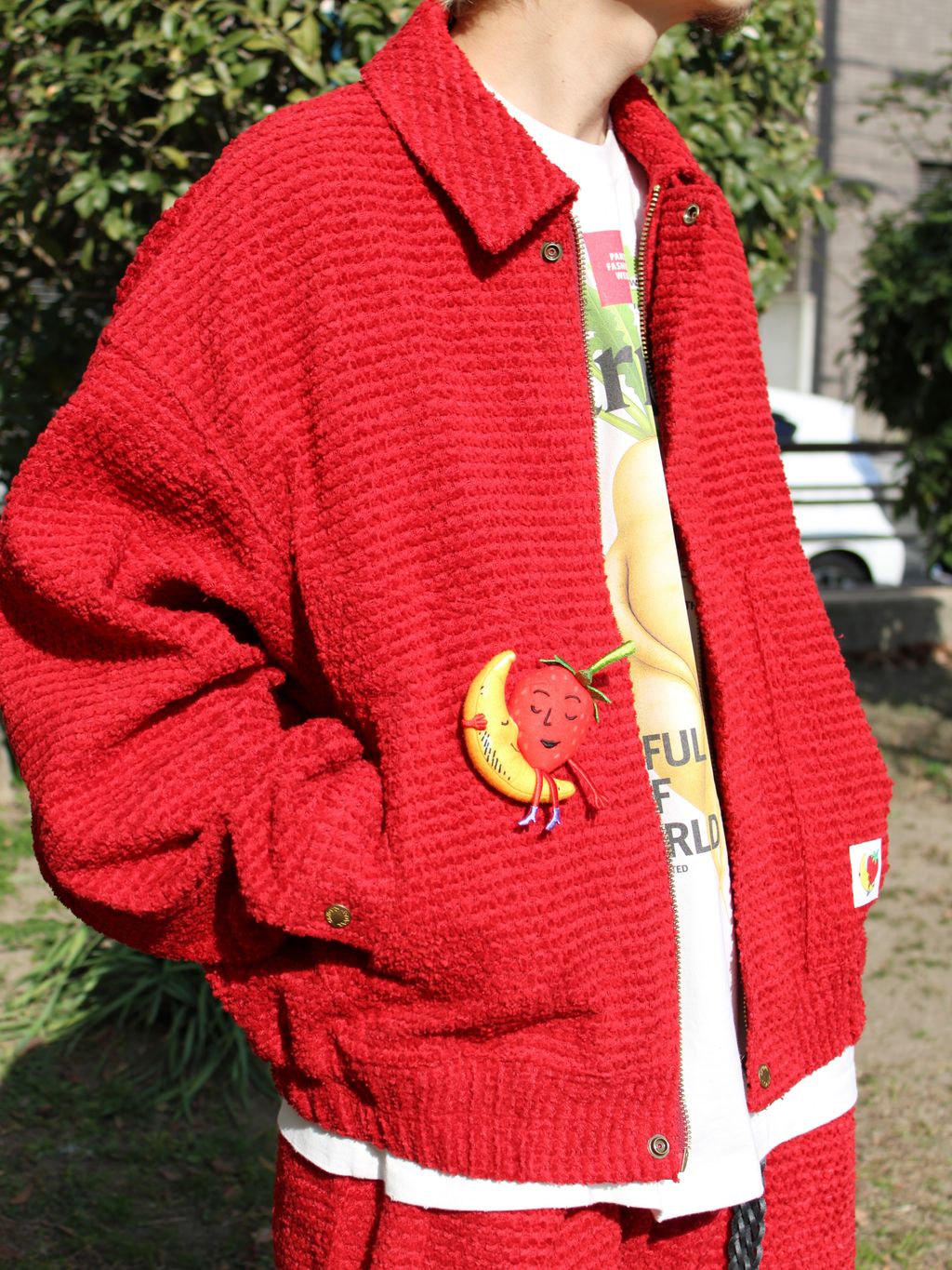 doublet / ダブレット STRAWBERRY WORK JACKETのコーディネート