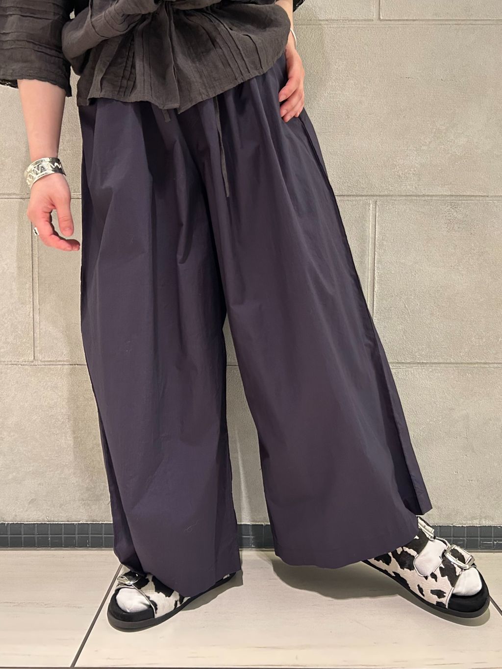 maison de soil】 LINEN LACE PINTUCK 2WAY SHIRTのコーディネート