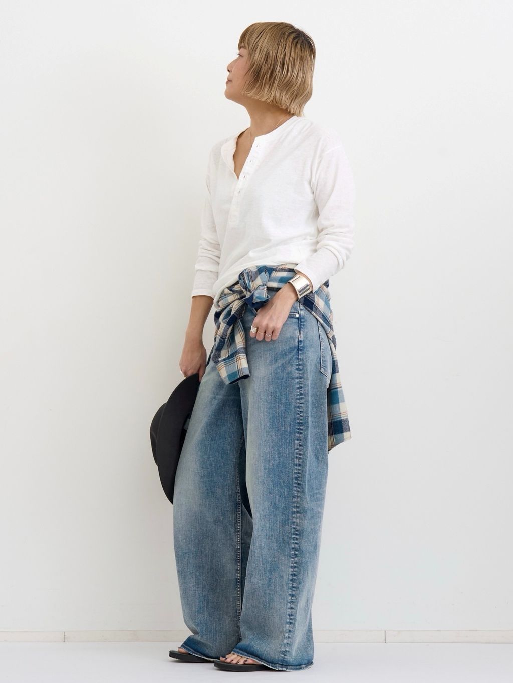 GOOD GRIEF!/グッド グリーフ】 GENTLE FORK WIDE DENIMの