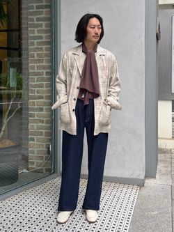 EDIFICE｜エディフィス ブルゾン／アウターのコーディネートスナップ