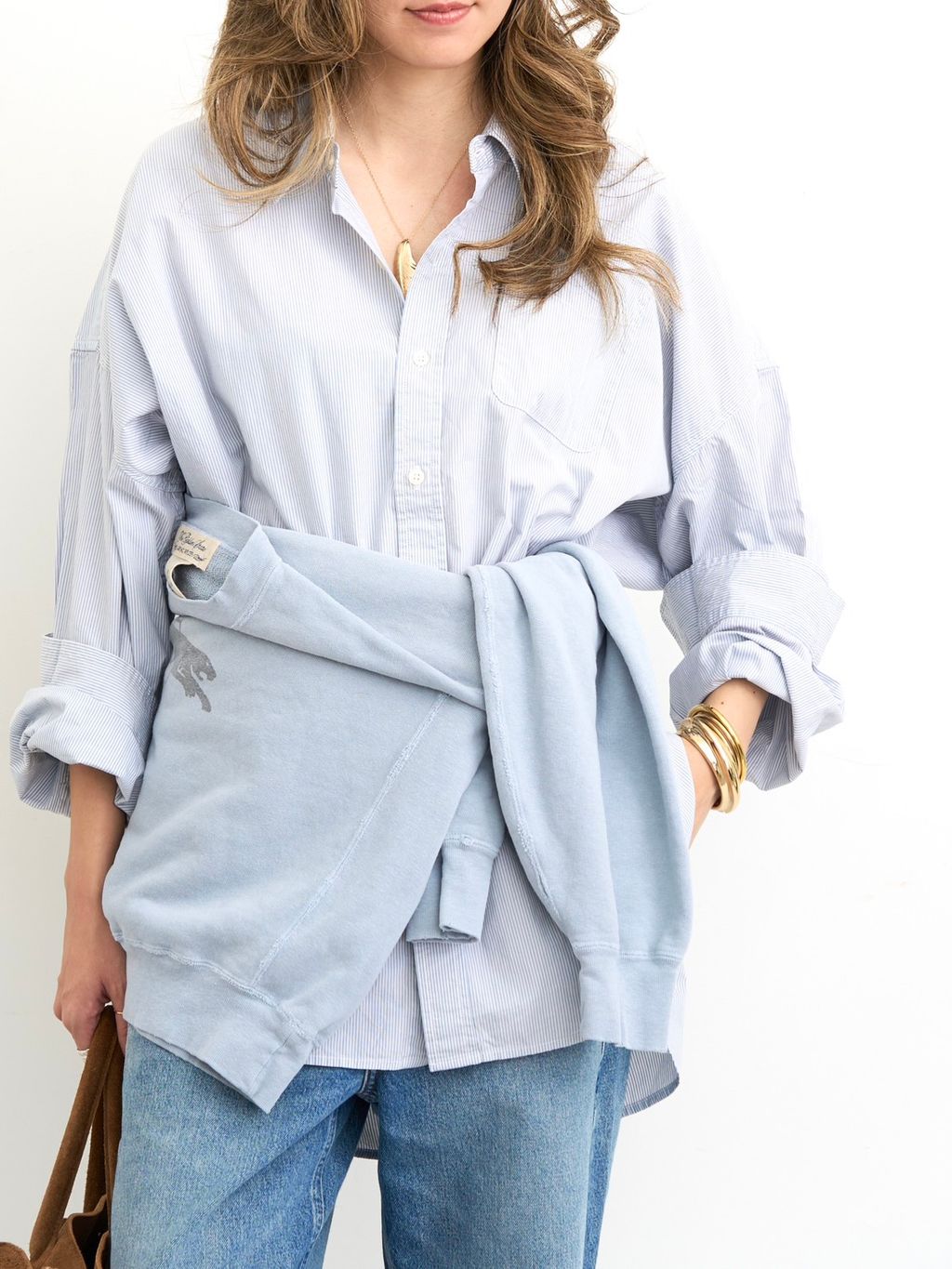 【まあ様】新品タグ付き！L’appartement OXFORD シャツ ORCHID スタンドカラー フィッシャーマンシャツ の通販。- AIDA ONLINE