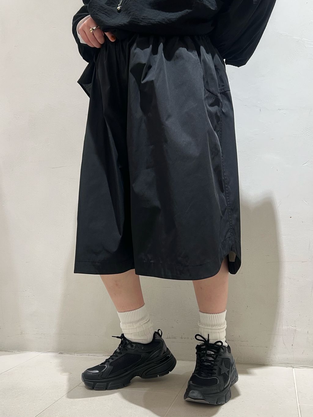 TCメモリーギャザーハーフパンツのコーディネートスナップ（MM