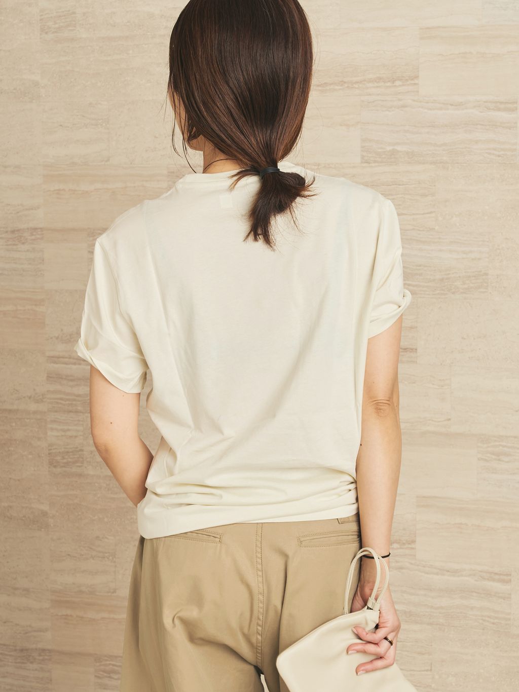 Plage / Polo Ralph Lauren ベージュ Tシャツ POLO RALPH LAUREN / ポロ ラルフ ローレン CUSTOM SLIM TEEシャツの