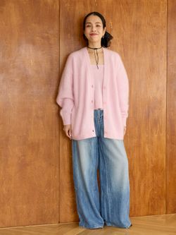 IENA LA BOUCLE ファーニットキャミソールのコーディネートスナップ