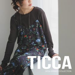 TICCA｜華やぎを纏うレース＆プリントアイテムが発売！｜Spick & Span