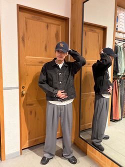 クラフトデニム 13.5oz トラッカージャケットのコーディネートスナップ
