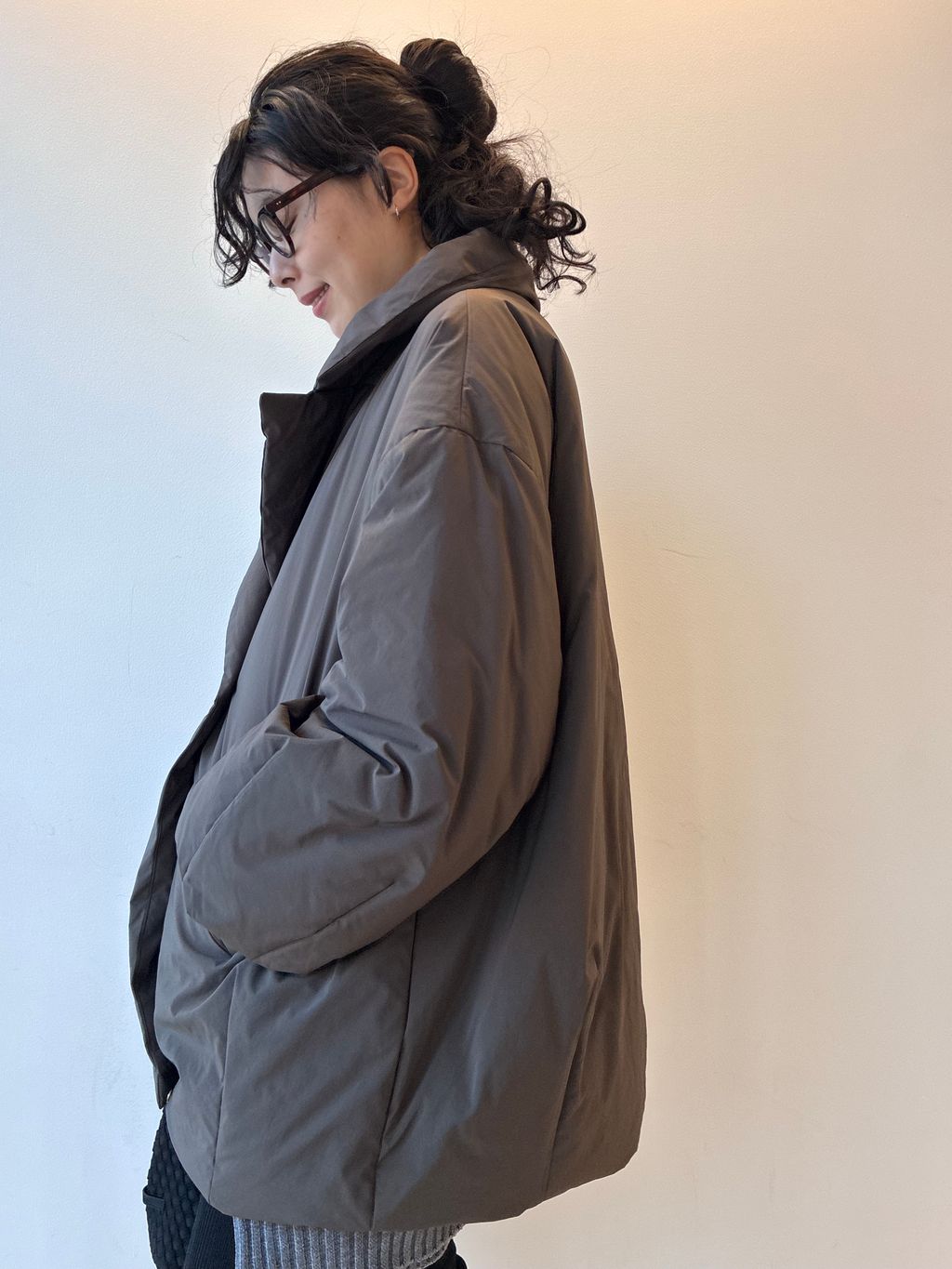 追加》ARTIROSA 撥水テイラーコクーンダウンのコーディネートスナップ