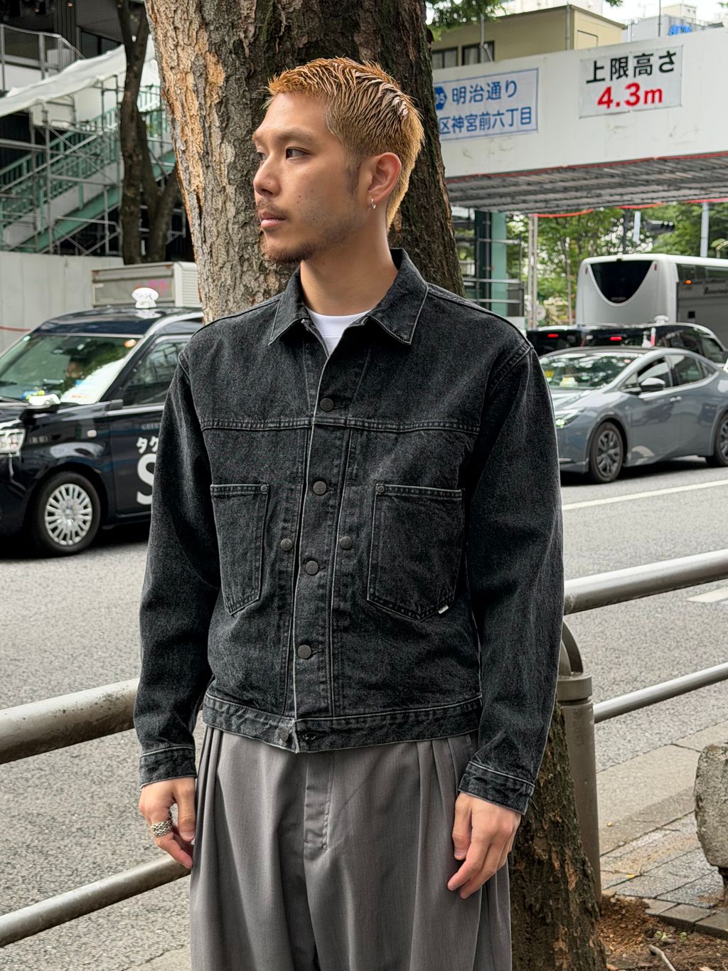 STABILIZER GNZ / スタビライザージーンズ / washed jean jacket/black